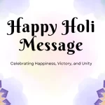 Happy Holi Message